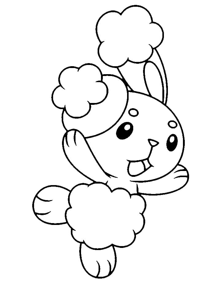 Buneary Coloring Page