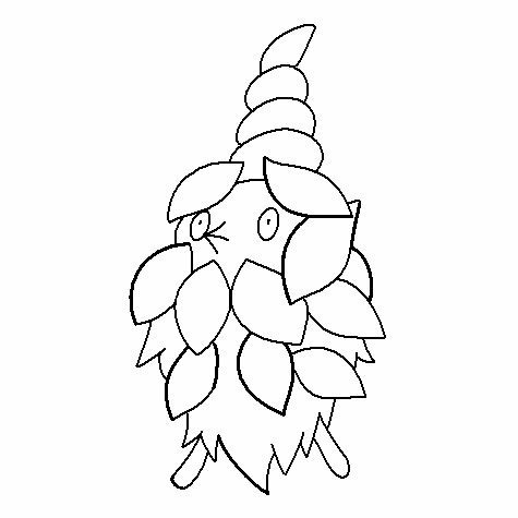 Burmy Coloring Page