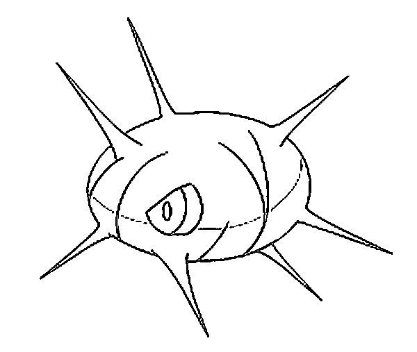 Cascoon Coloring Page