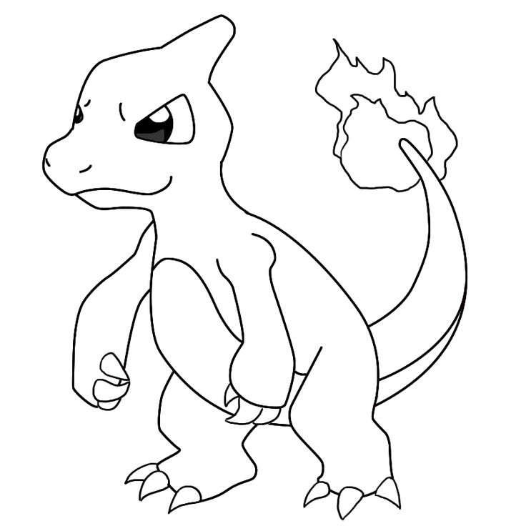 Charmeleon Coloring Page
