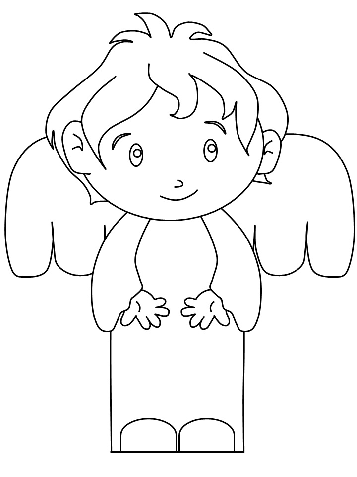 Christmas Angel Coloring Pages