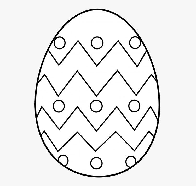 Coloring Page Easter Egg