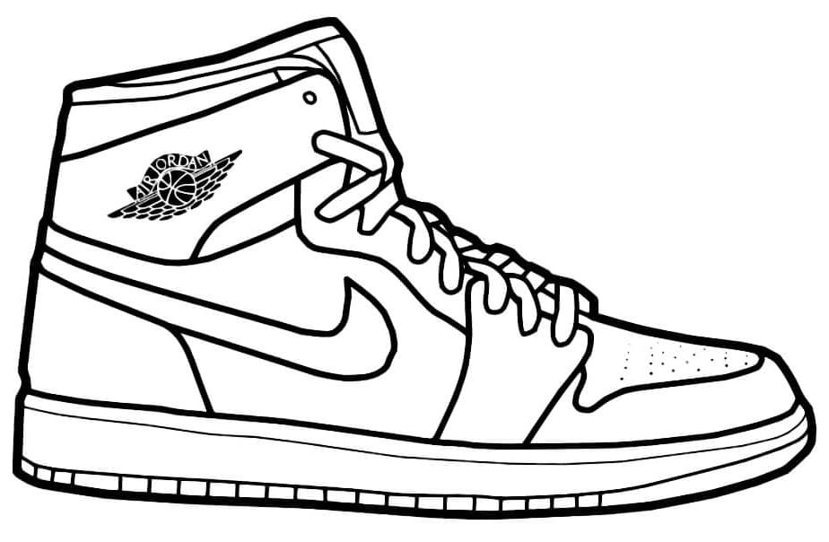 Coloring Page Jordans