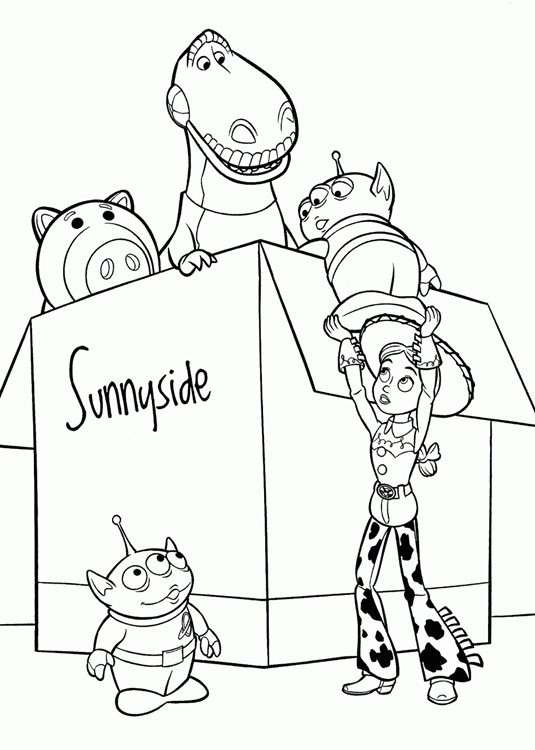 Coloring Page Toy Story