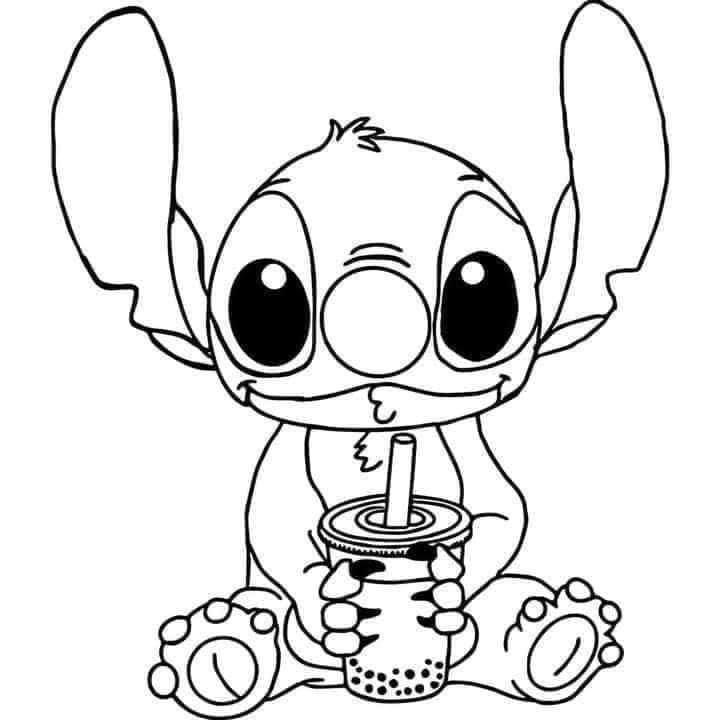 Coloring Page of Stitch