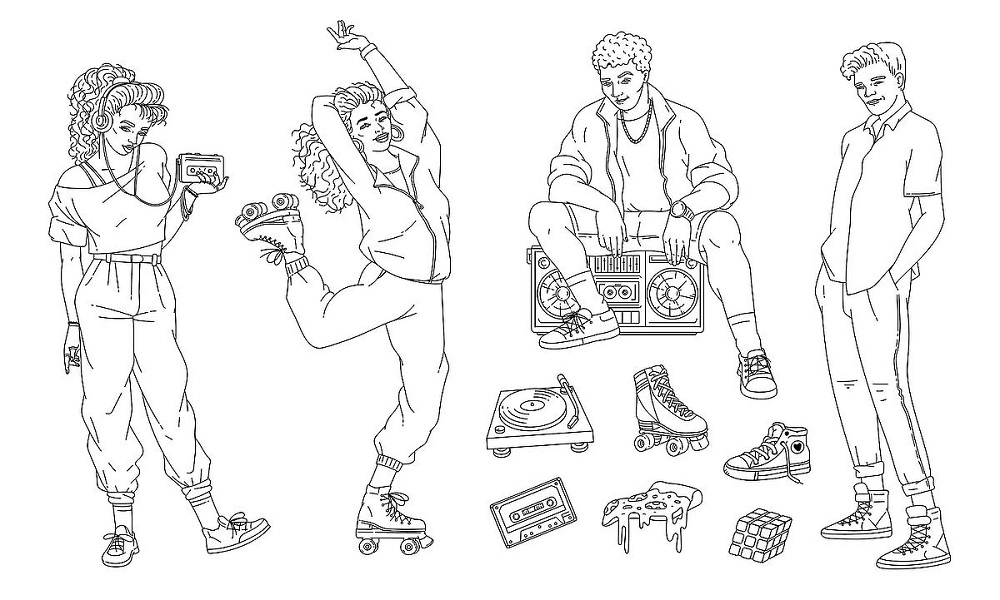 Coloring Pages 80s