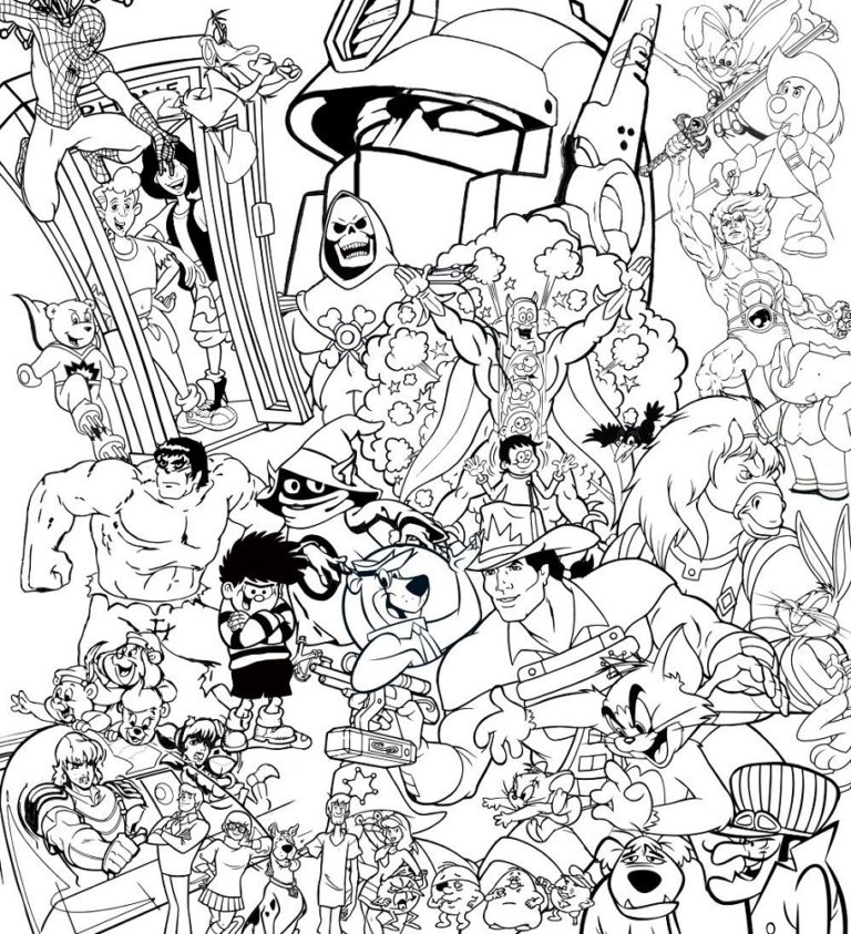 Coloring Pages 90s | Coloring Page Book