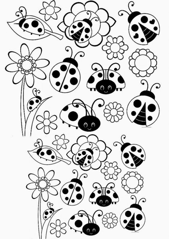 Coloring Pages of Ladybugs to Print
