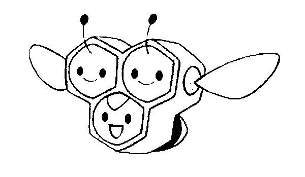 Combee Coloring Page