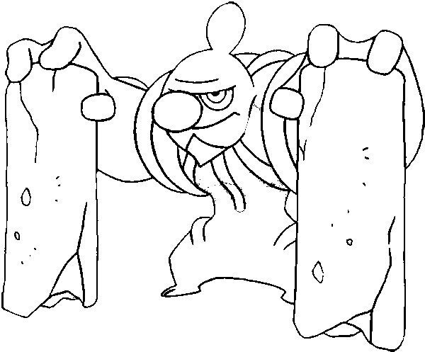 Conkeldurr Coloring Page