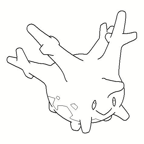 Corsola Coloring Page