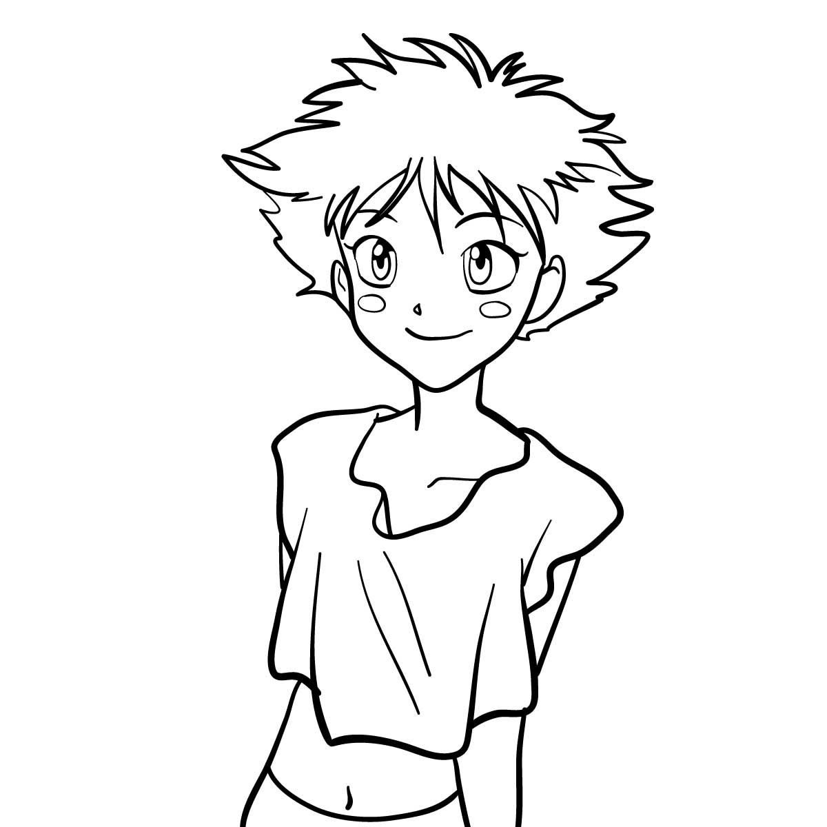 Cowboy Bebop Edward Coloring Page