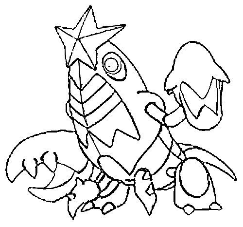 Crawdaunt Coloring Page