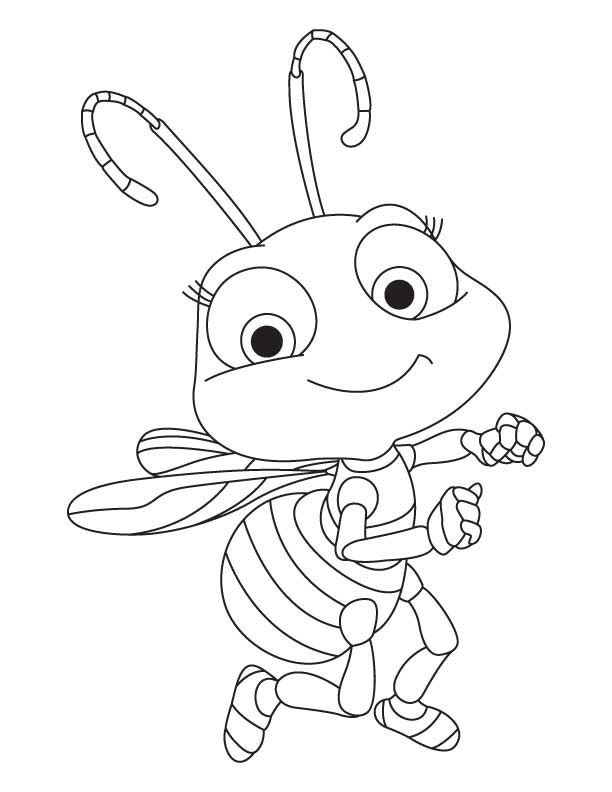 Cute Insect Coloring Pages