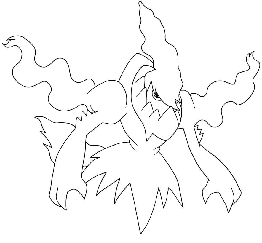 Darkrai Coloring Page