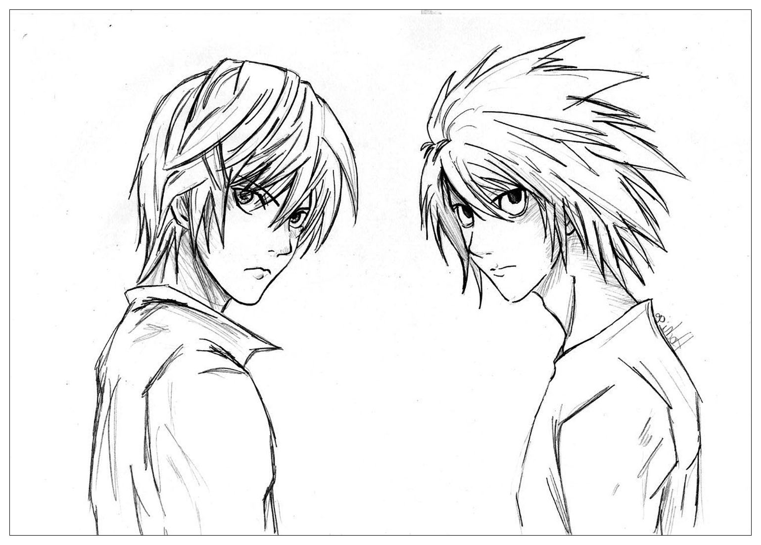 Death Note Coloring Pages Printable