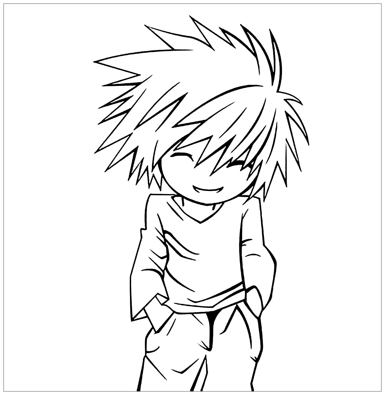Death Note Coloring Pages - Coloring Page Book