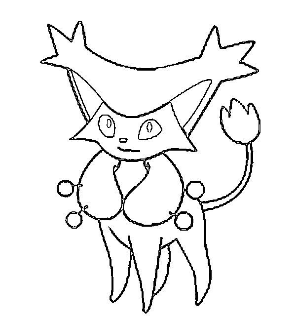 Delcatty Coloring Page