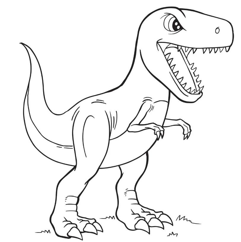Dinosaur Coloring Pages T Rex
