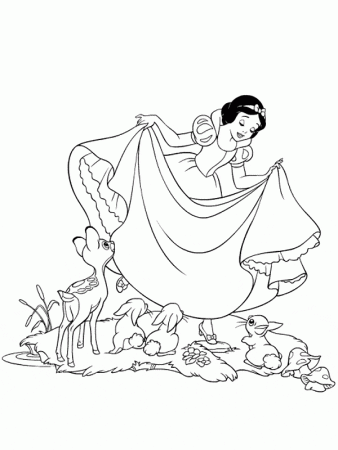 Disney Snow White 15 Coloring Pages