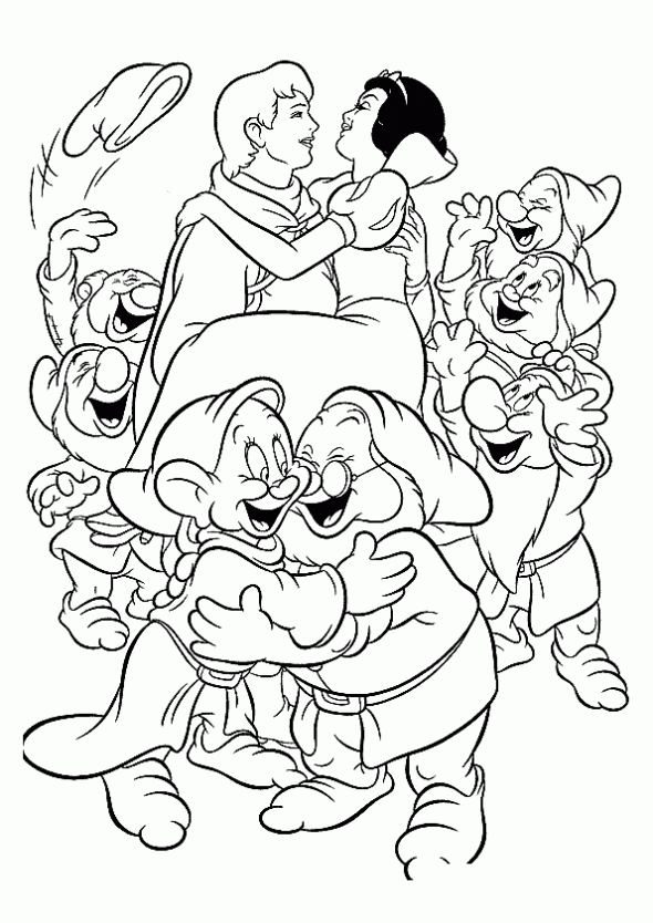 Free Snow White Coloring Pages