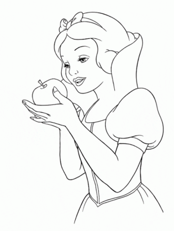 Printable Snow White Coloring Pages