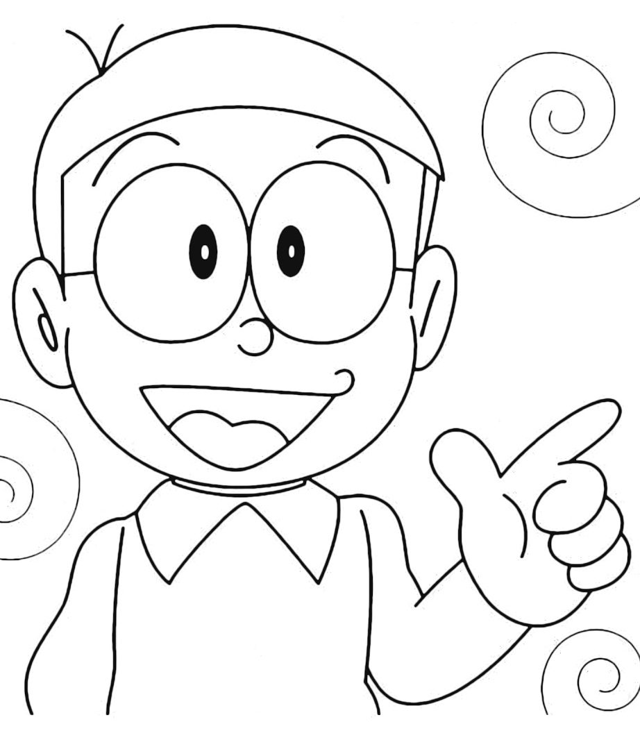 Doraemon Coloring Pages Nobita