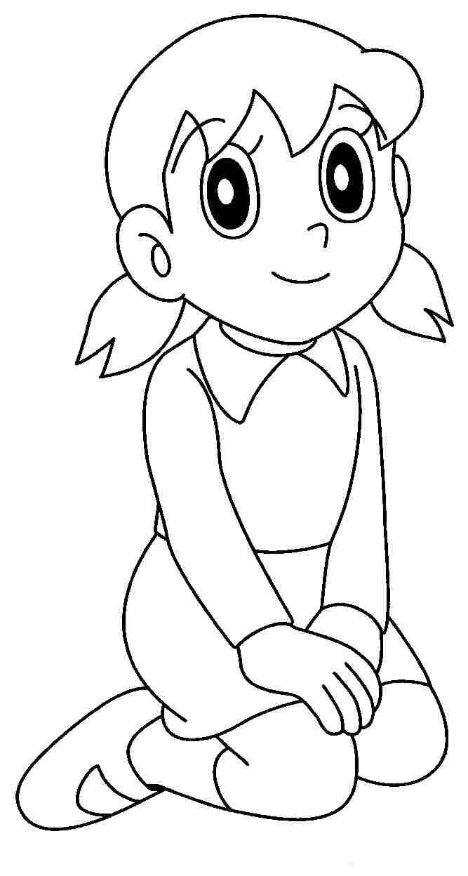 Doraemon Coloring Pages Shizuka