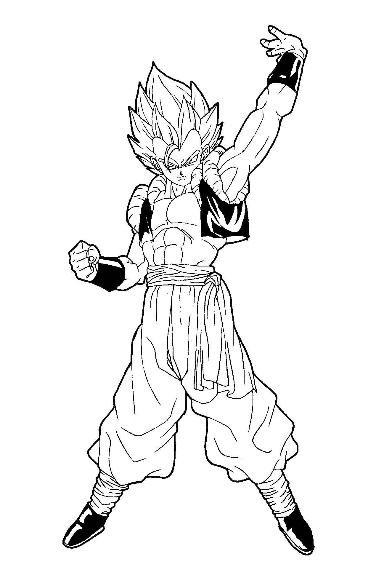 Gotenks Coloring Pages