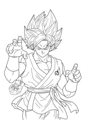 Dragon Ball 2 Coloring Page