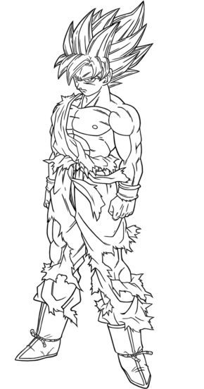 Goku Coloring Pages