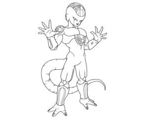 Dragon Ball Freeza Coloring Page