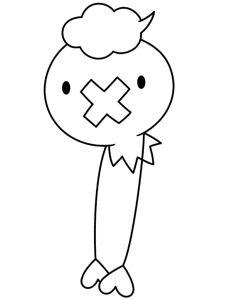 Drifloon Coloring Page