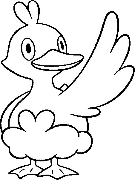 Ducklett Coloring Page