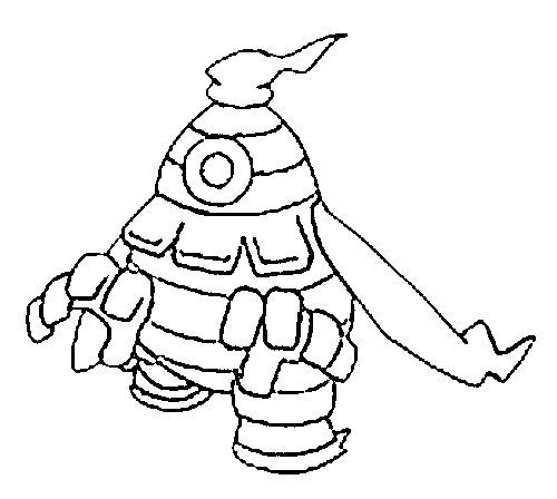 Dusclops Coloring Page