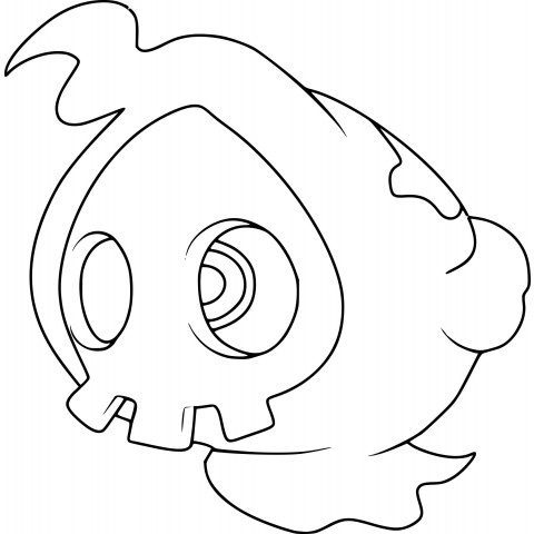 Duskull Coloring Page