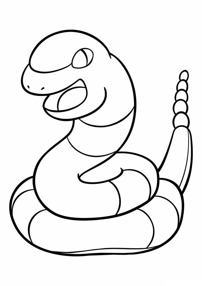 Ekans Coloring Page