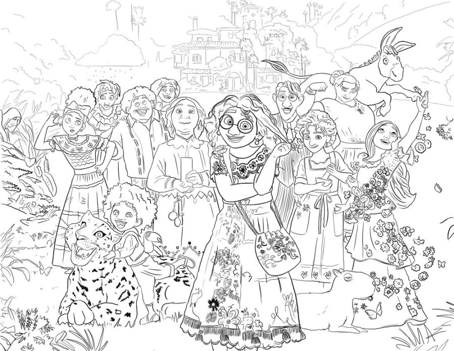 Encanto Coloring Page