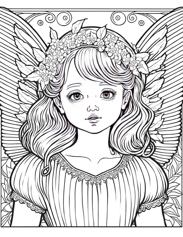 Fairy Coloring Page