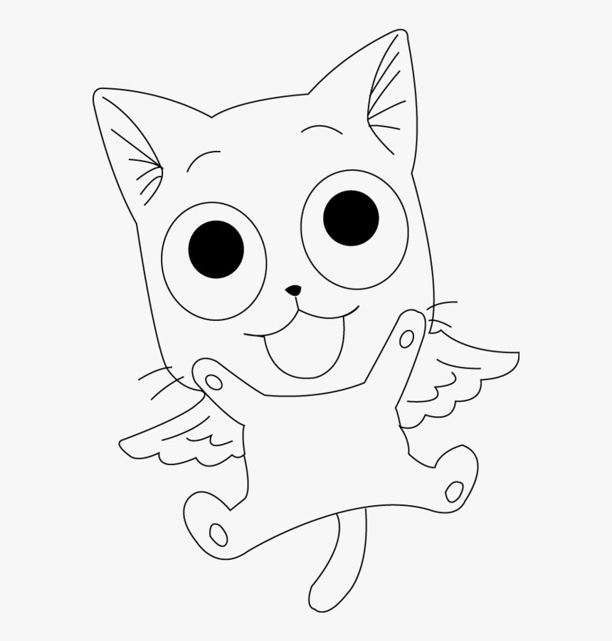 Fairy Tail Happy Coloring Pages