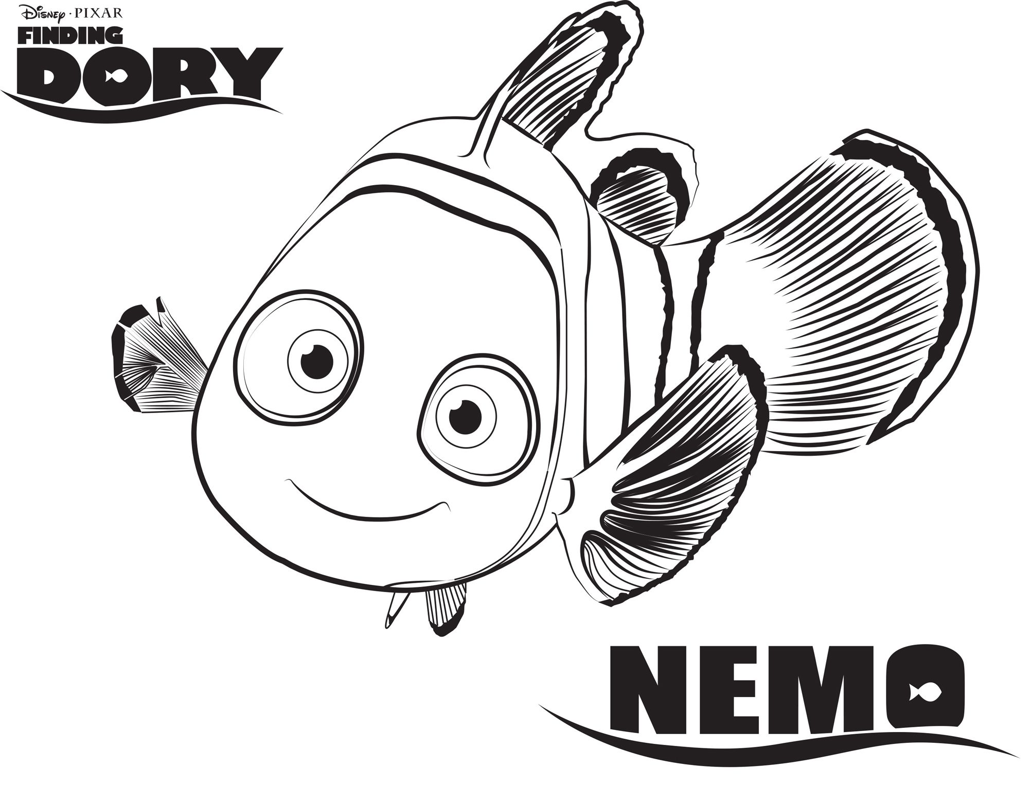 Finding Dory Coloring Pages Free