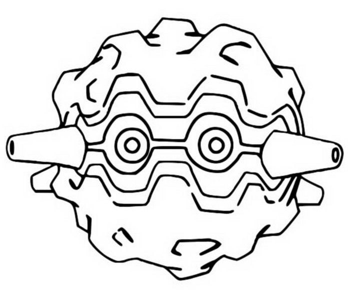 Forretress Coloring Page
