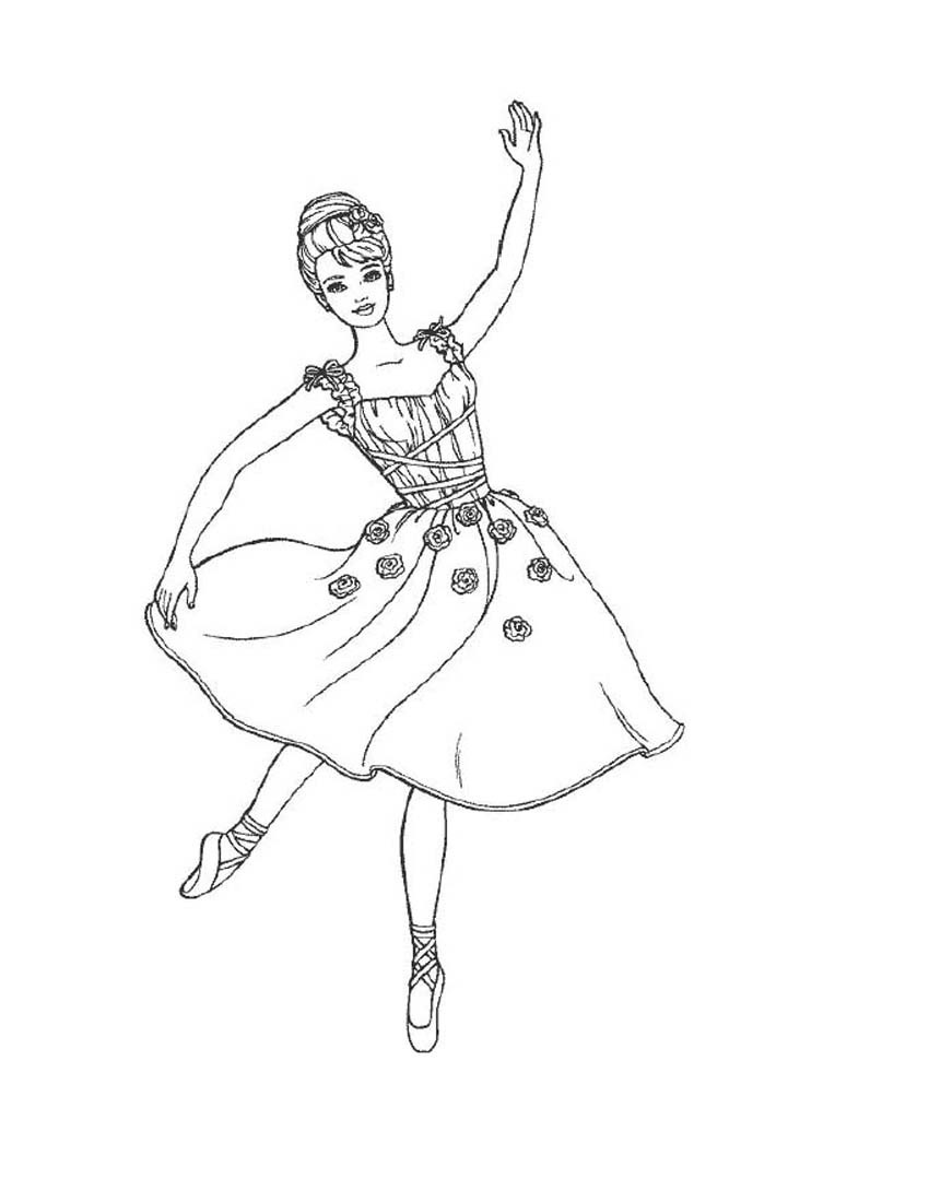Free Ballet Sports Coloring Pages