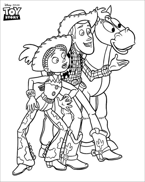 Free Coloring Pages Toy Story