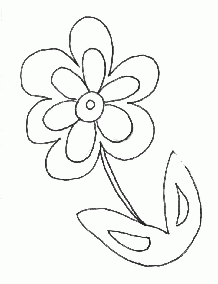 Free Flower Printable Coloring Pages