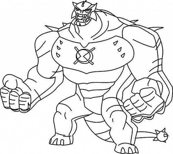 Free Printable Ben 10 Ultimate Alien Coloring Pages