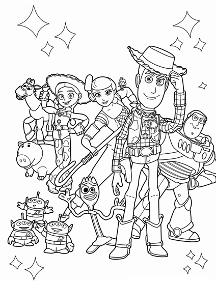 Free Printable Coloring Pages Toy Story