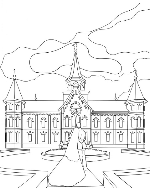Free Printable LDS Temple Coloring Pages