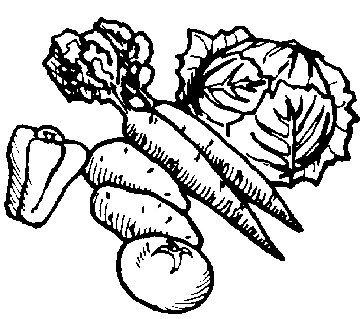 Free Printable Vegetable Coloring Pages