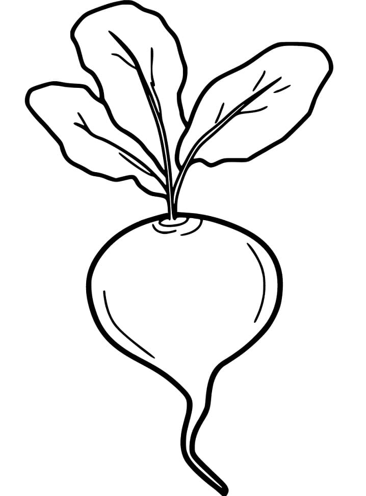 Free Vegetable Coloring Pages